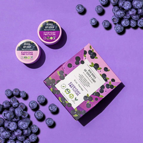 Acai Berry Lip Scrub & Lip Balm Kit