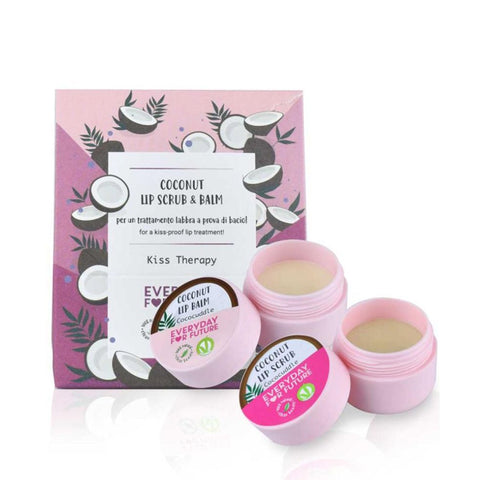 Coconut Lip Scrub & Lip Balm Kit