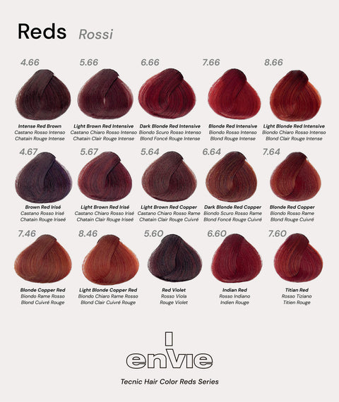 Cream Hair Dye - Reds