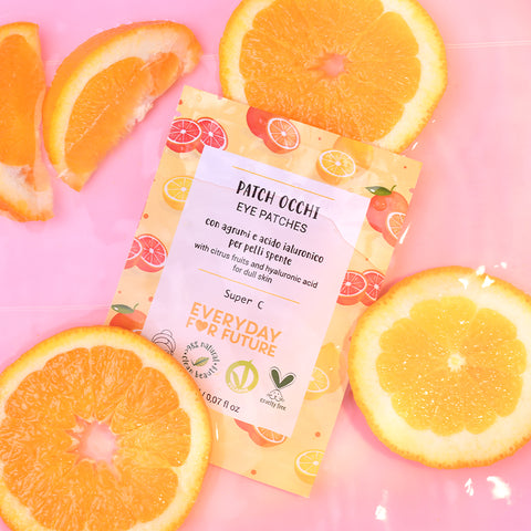 Super C Eye Patches with Citrus Fruits and Hyaluronic Acid