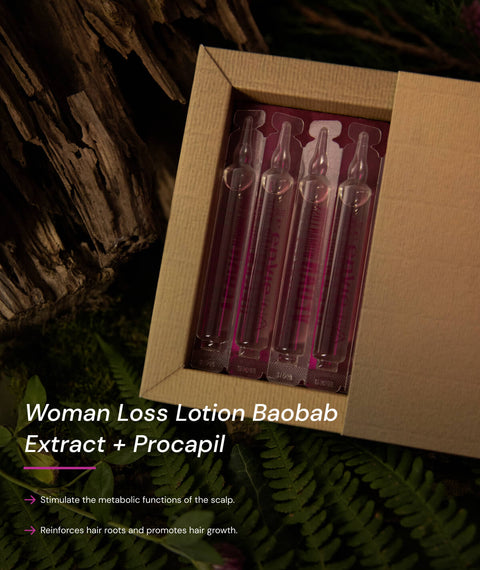 Vegan Hair Care Woman Loss Lotion Estratto di Baobab + Procapil