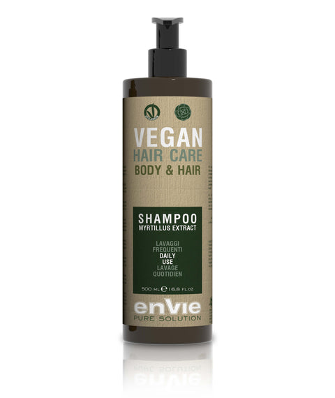 Shampoo vegano per corpo e capelli per la cura dei capelli