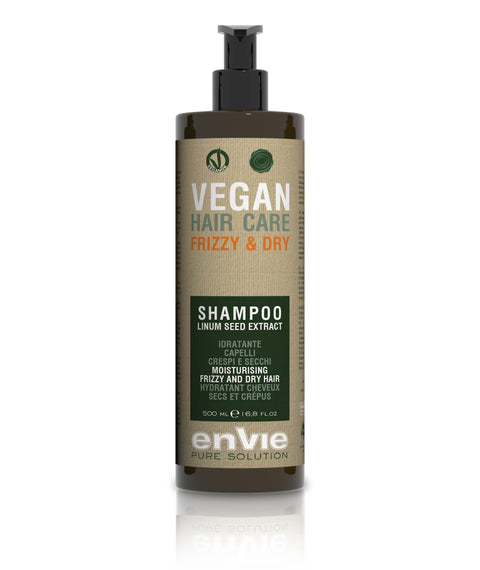 Shampoo vegano per capelli crespi e secchi